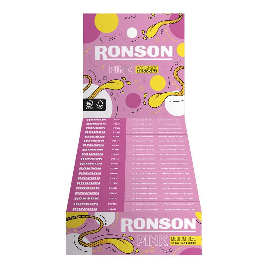 Papelillo 1 1/4 Pink 25U - Ronson - vista 2