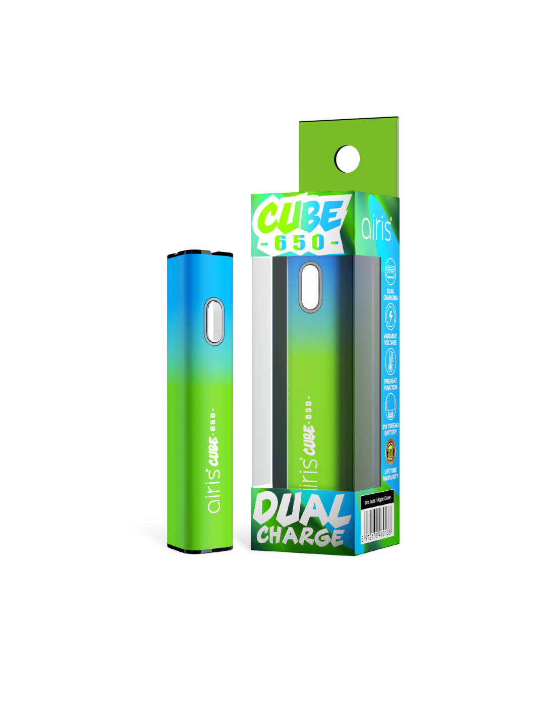 Batería Cube Apple Green - Airistech