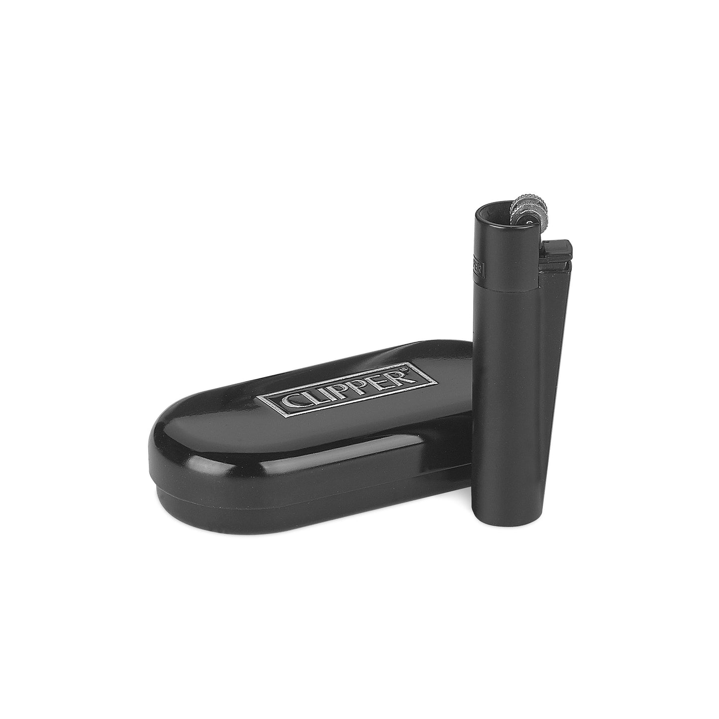 Encendedor Metálico Matt Black 12U - Clipper - vista 2