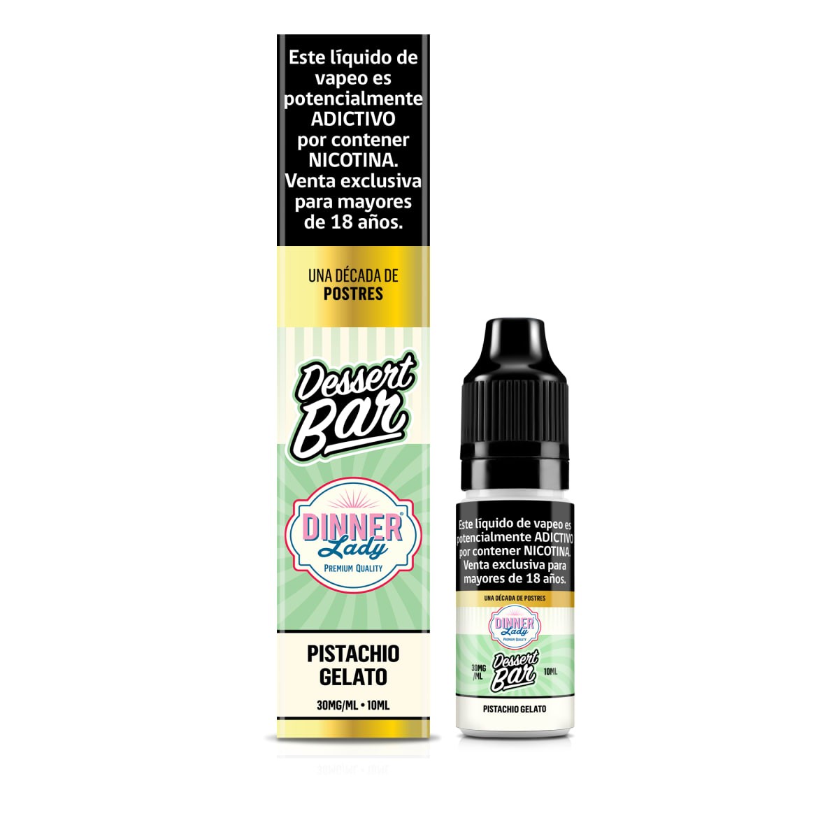 Esencia Salt Pistachio Gelato 10ML - Dinner Lady