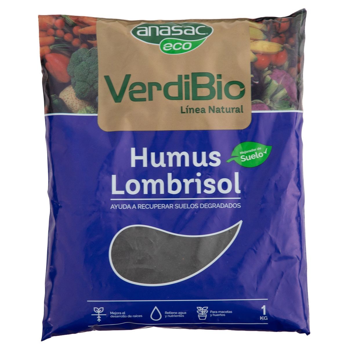 Mejorador Suelo Humus Lombrisol 1KG - Anasac