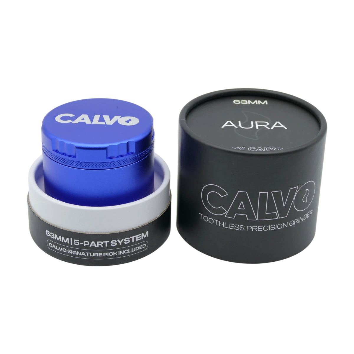 Moledor Aura Non Teeth 63MM Blue - Calvo