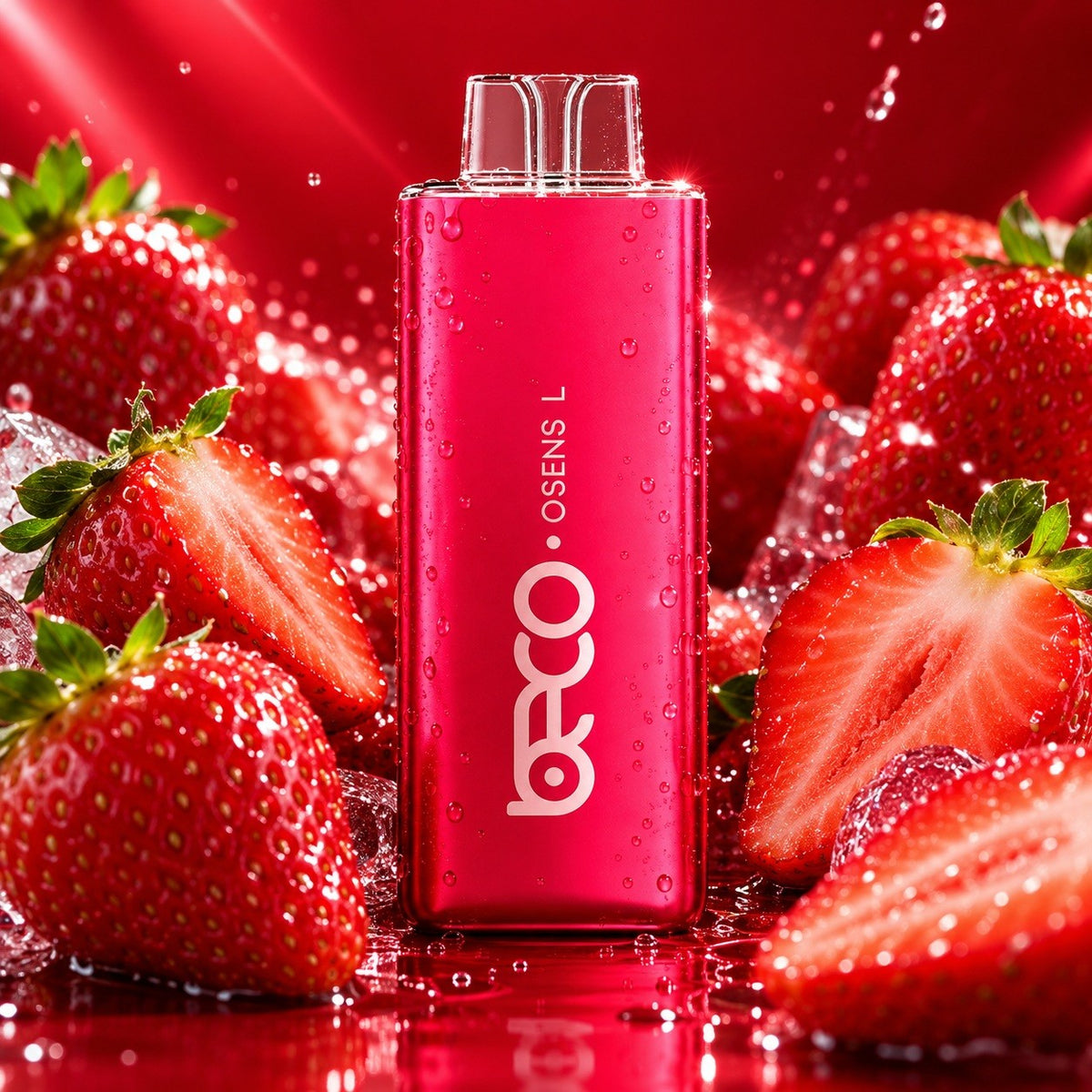 Vaporizador Osens L Energy Strawberry 7000 Puffs 0% Nicotina - Beco - vista 4