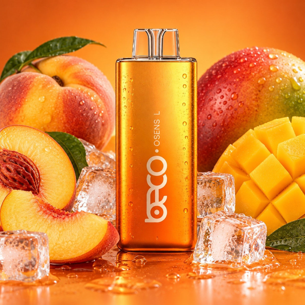 Vaporizador Osens L Peach Mango Ice 7000 Puffs 0% Nicotina - Beco - vista 4