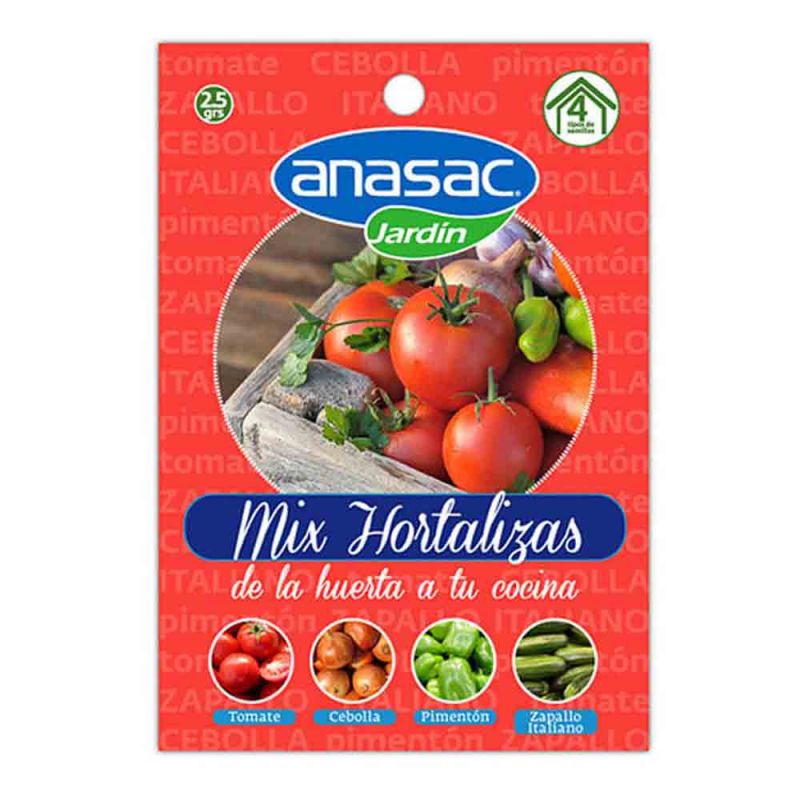 S Sem Mix Hortalizas Anasac (2,5 Gr)