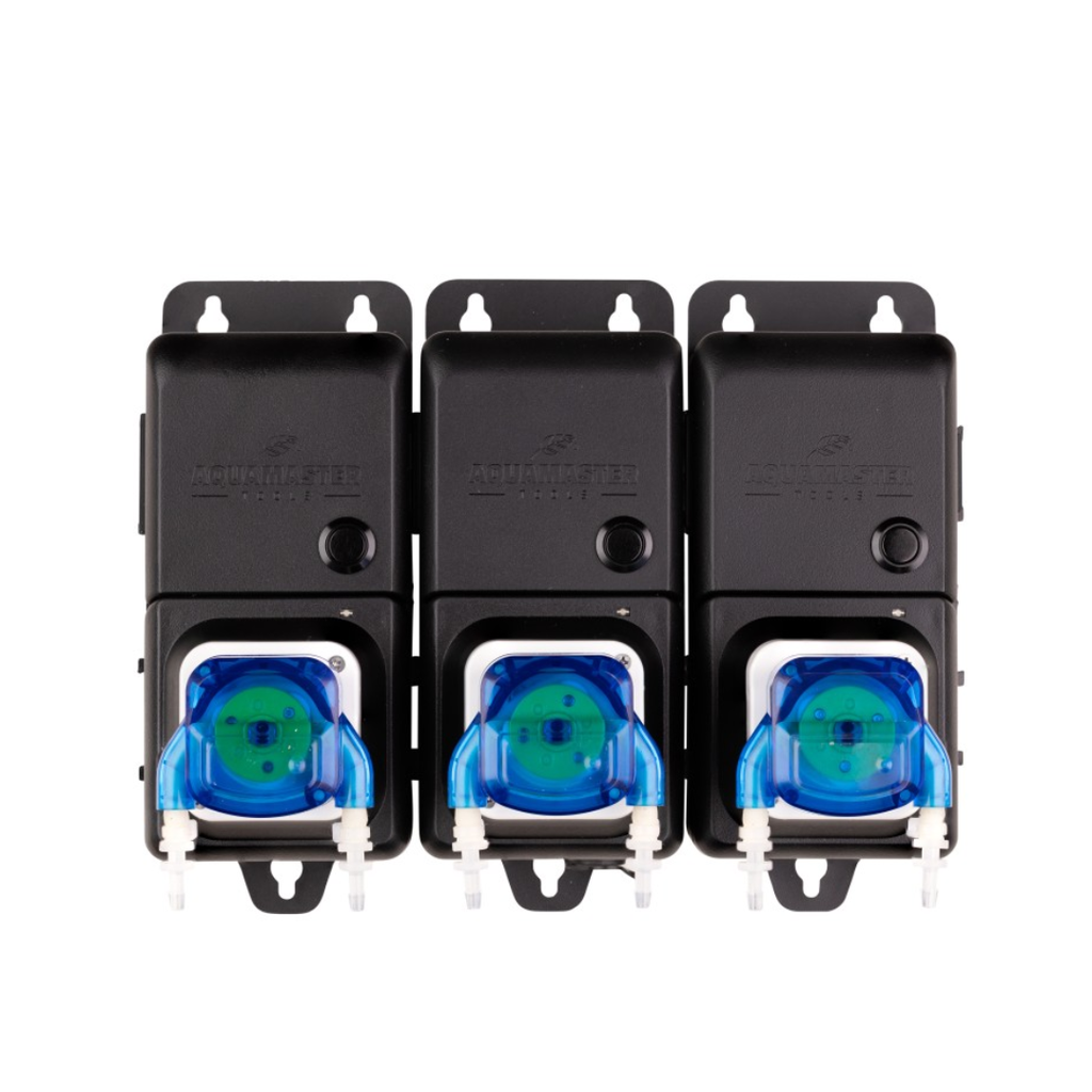 Aquamaster - Bomba Dosificadora Peristáltica Triple Modelo C30 para Dosificación Nutrientes
