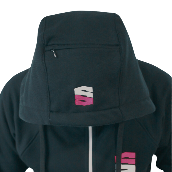 Rude Boys - Poleron Secret Smoke Negro con Cierre - vista 3