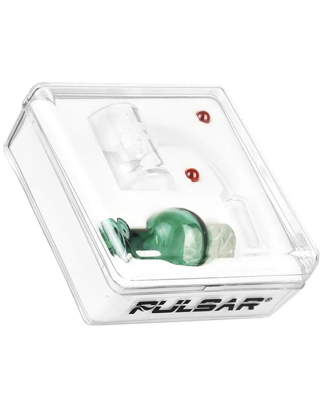 Pulsar Banger de Cuarzo con Helix Carb Cap 14 mm