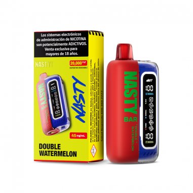 VAPORIZADOR BAR 20000 DOUBLE WATERMELON ICE (DOBLE SANDIA)- NASTY