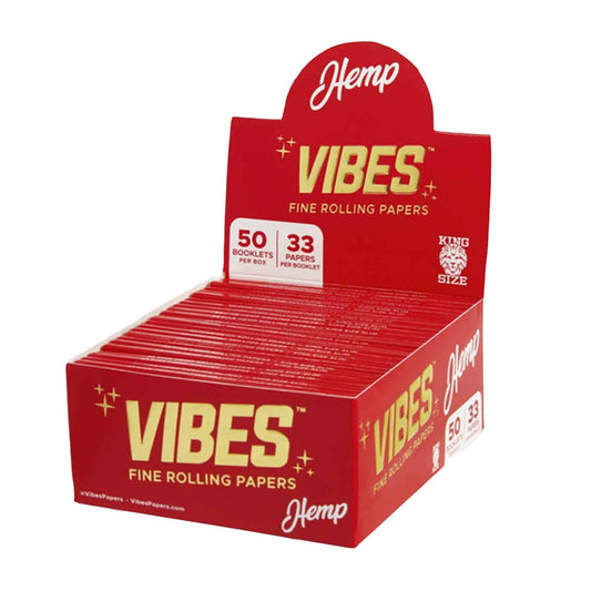 Papelillos Hemp King Size Slim 50U - Vibes
