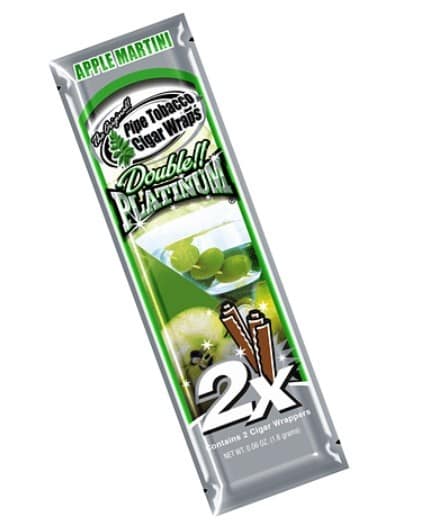 Blunt Platinium X2 Sabor Apple Martini - Blunt Wrap — envase de 2 unidades