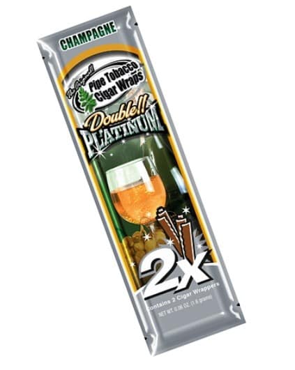 Blunt Platinium X2 Sabor Champagne - Blunt Wrap — envase de 2 unidades