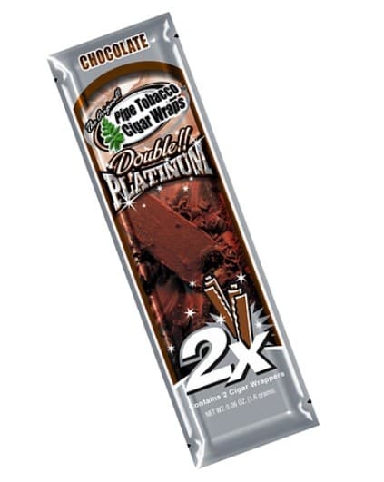 Blunt Platinium X2 Sabor Chocolate - Blunt Wrap — envase de 2 unidades