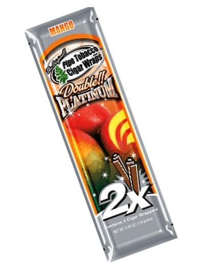 Blunt Platinium X2 Sabor Mango - Blunt Wrap — envase de 2 unidades