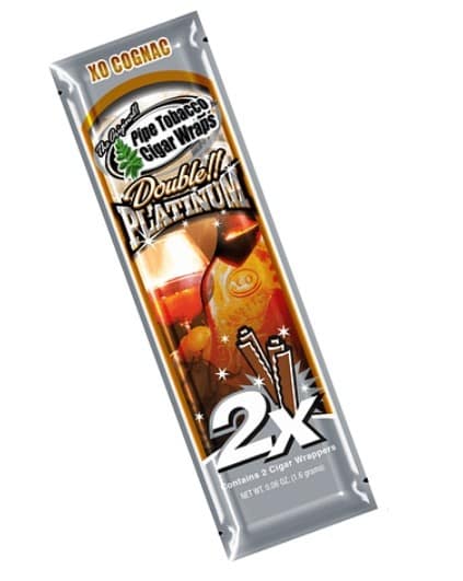 Blunt Platinium X2 Sabor Xo Cognac - Blunt Wrap — envase de 2 unidades