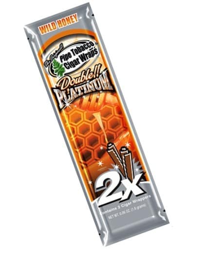Blunt Platinium X2 Sabor Wild Honey - Blunt Wrap — envase de 2 unidades