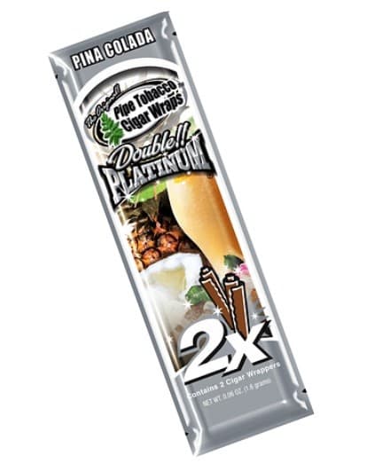 Blunt Platinium X2 Sabor Piña Colada - Blunt Wrap — envase de 2 unidades