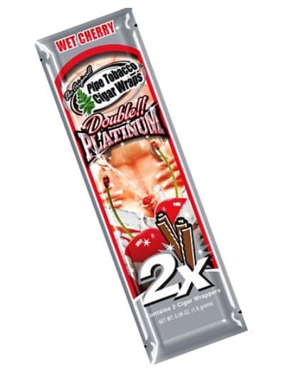 Blunt Platinium X2 Sabor Wet Cherry - Blunt Wrap — envase de 2 unidades
