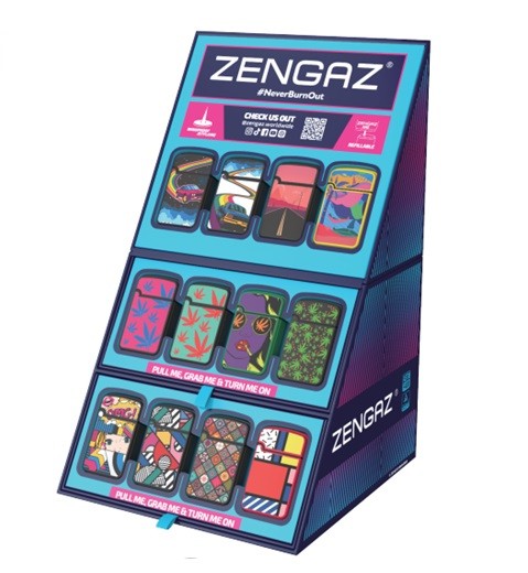 Encendedores ZL Cubo 48UD Display - Zengaz