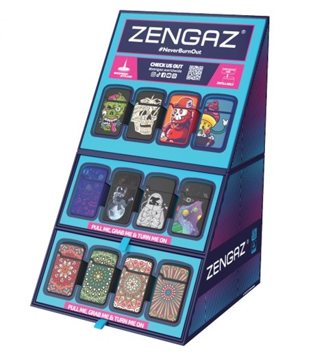 Encendedores ZL Cubo 48UD Display - Zengaz - vista 2