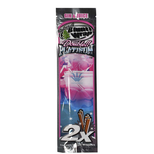 Blunt Platinium X2 Sabor Gin y Juice - Blunt Wrap — envase de 2 unidades