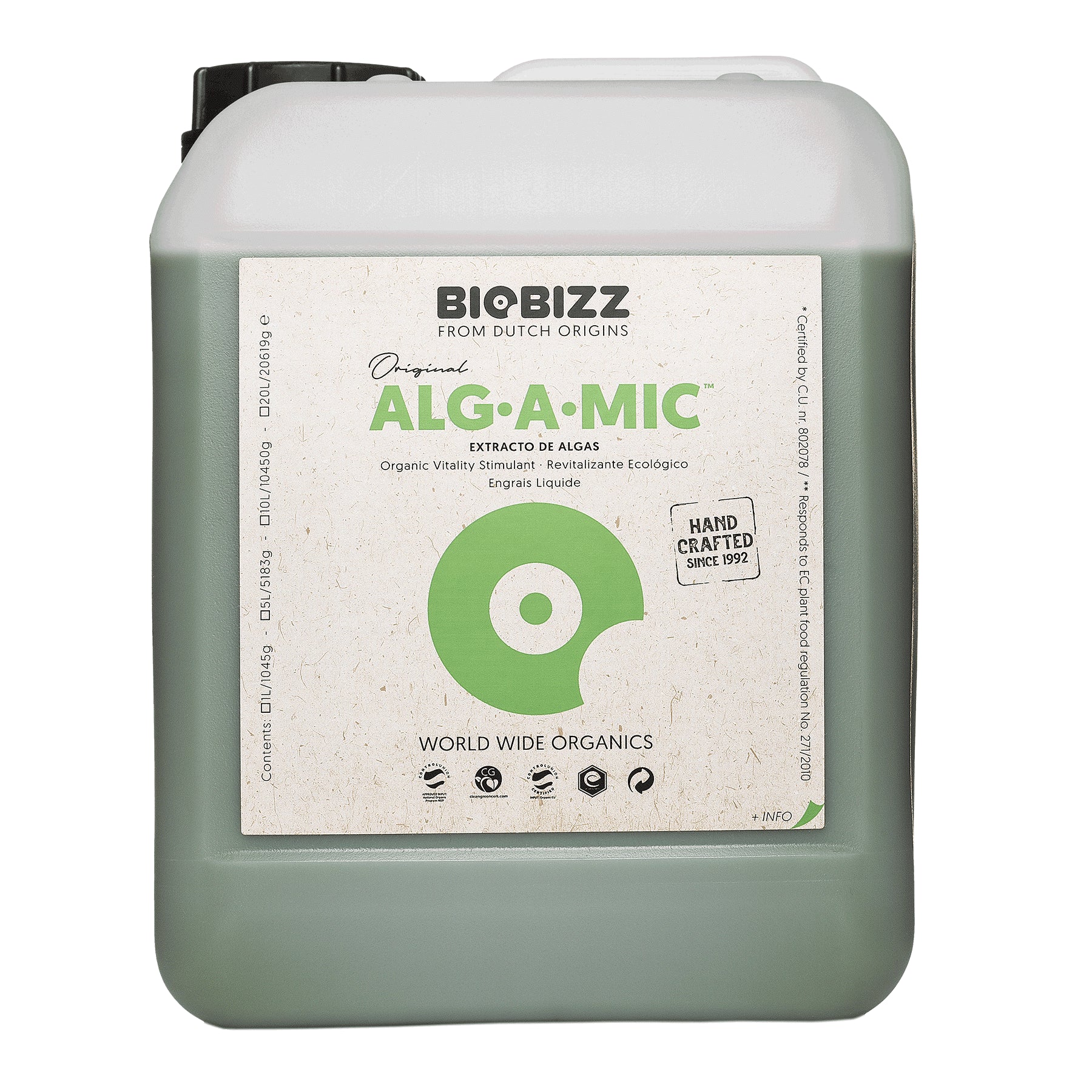Alga Mic 5LT - Biobizz