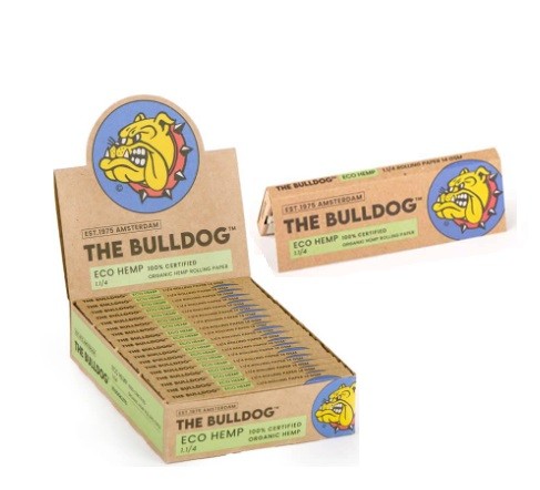 Papelillos Eco Hemp Cáñamo Organico 1 1/4 18 Ud - Bulldog
