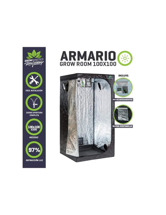 Carpa de Cultivo 100x100x200 Grow Genetics