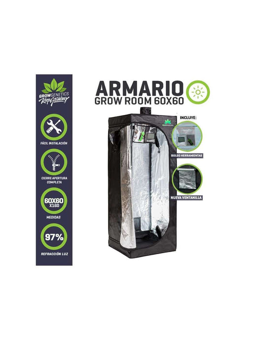 Carpa de Cultivo 60X60X160 - Grow Genetics