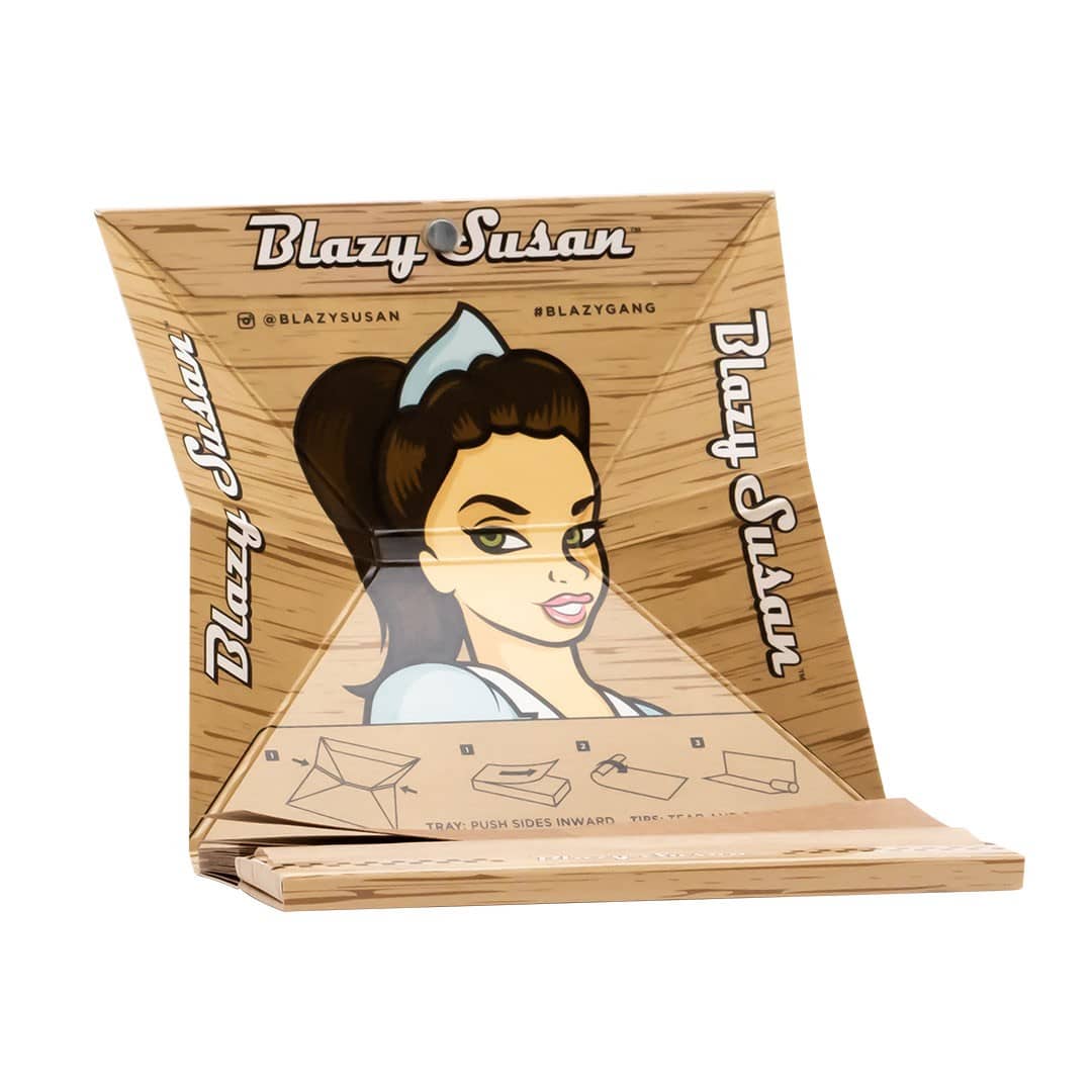 Papelillo Unbleached King Size Slim Deluxe Kit 20U - Blazy Susan