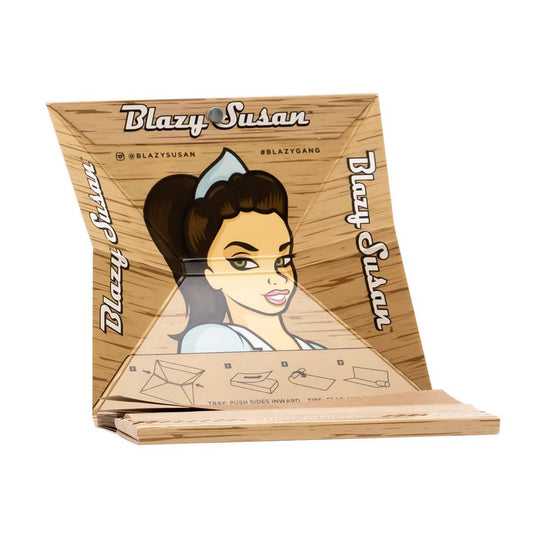 Papelillo Unbleached King Size Slim Deluxe Kit 20U - Blazy Susan