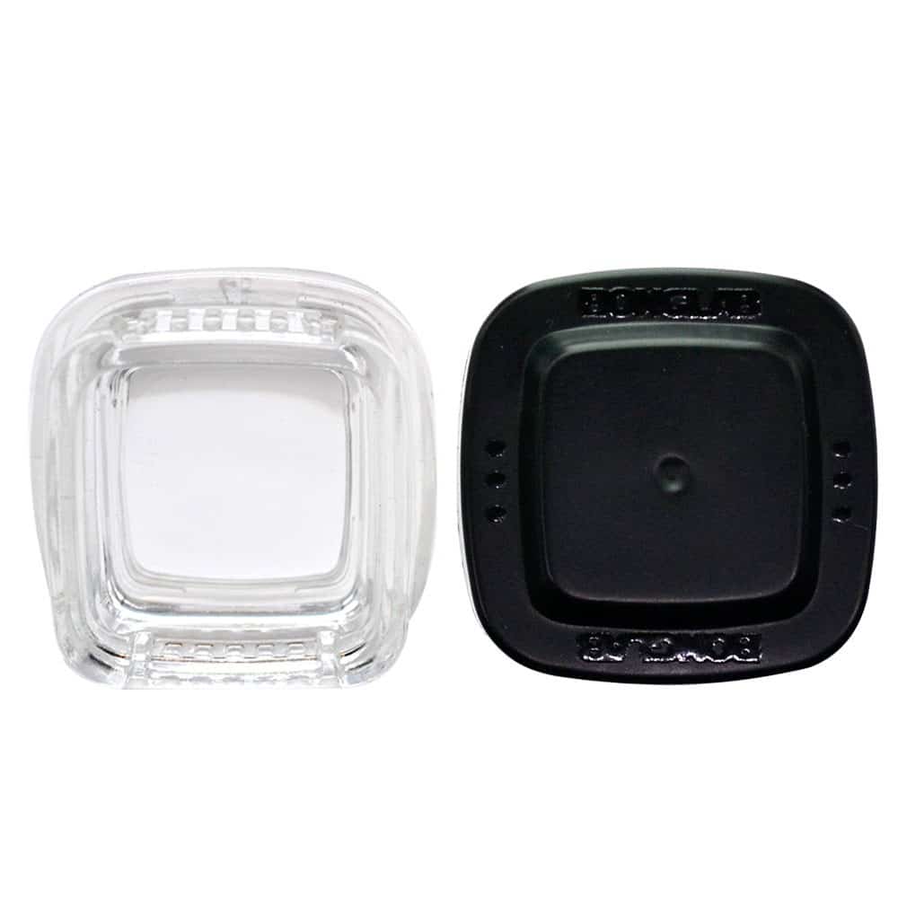 Contenedor Extractos Clear Tapa Negra 4ML - Bonglab - vista 2
