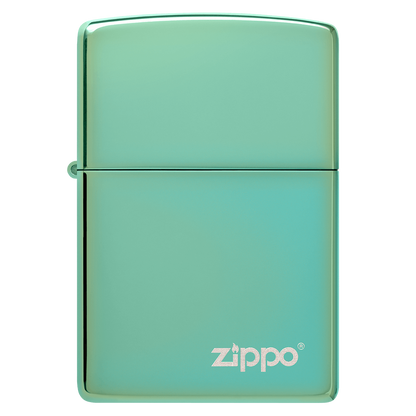 High Polish Green Lasered - Zippo