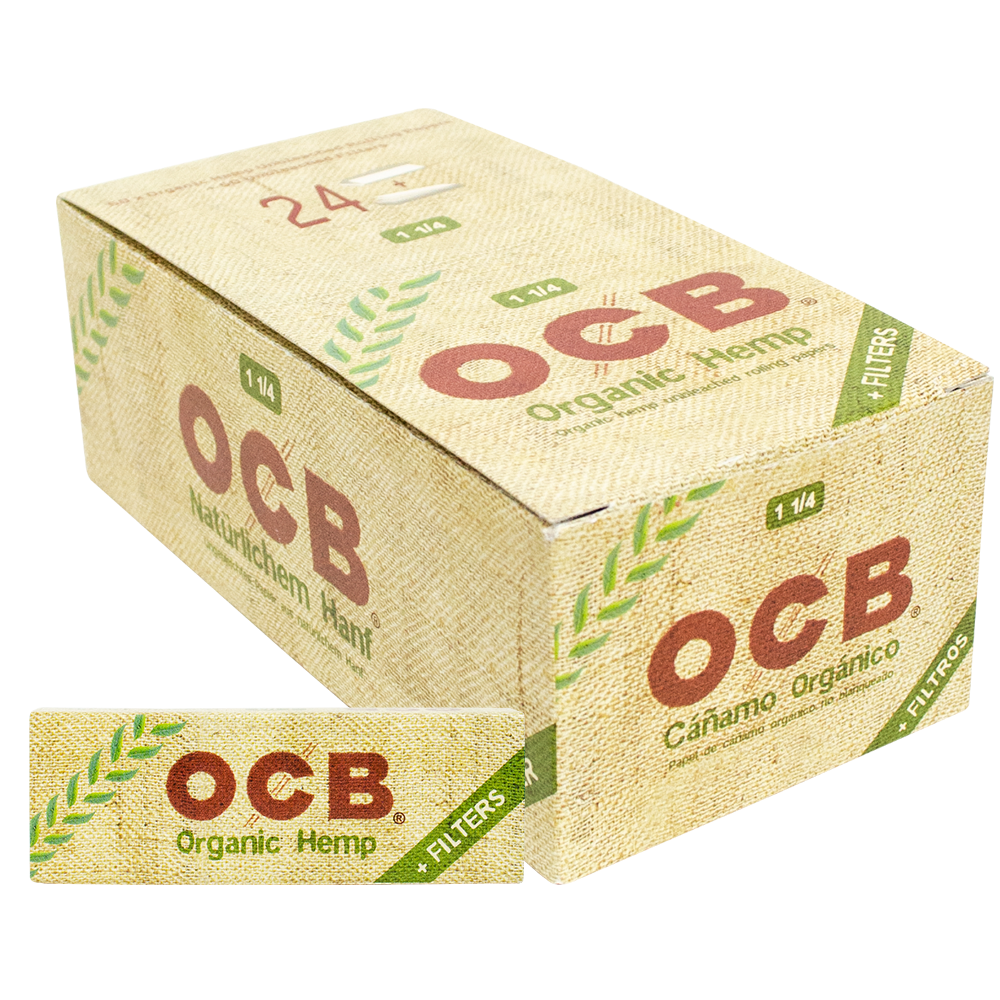 Papelillo Mas Tips Cáñamo 1.25 - Ocb