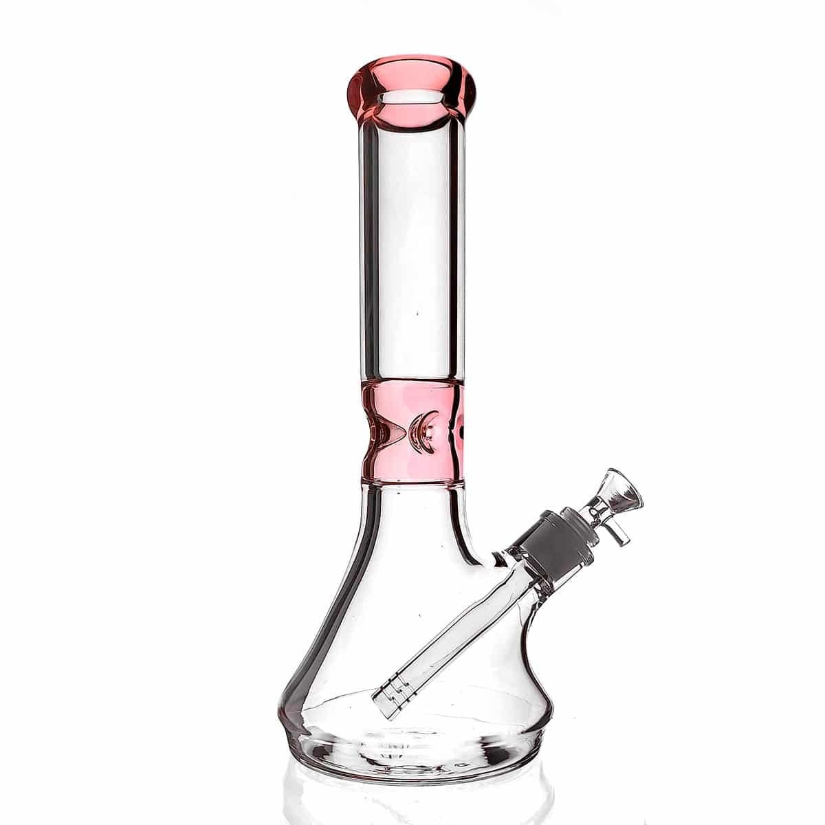 Beaker Arenado y Tornasol Rosado