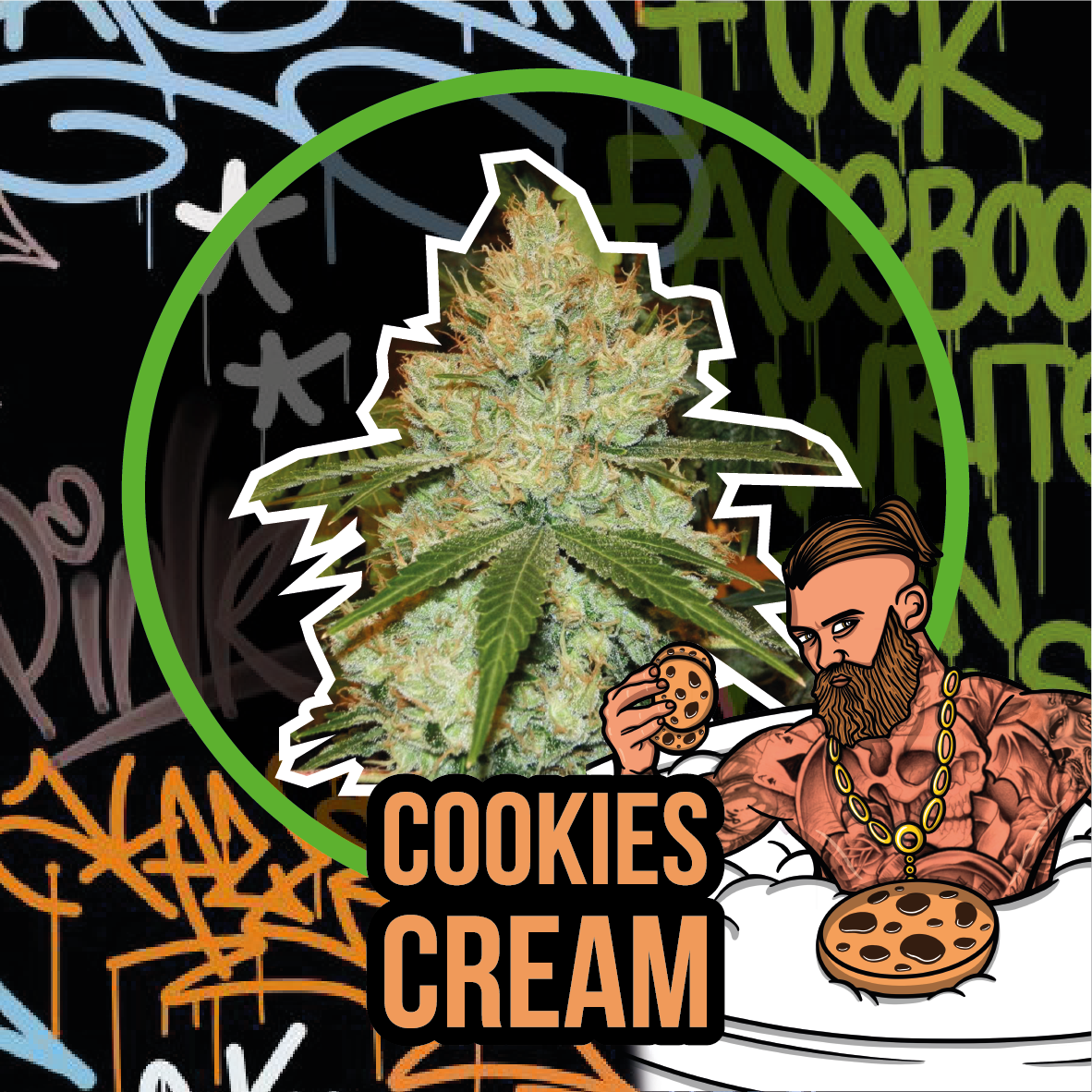 Cookies Cream Auto X2 - Delirium Seeds - vista 2