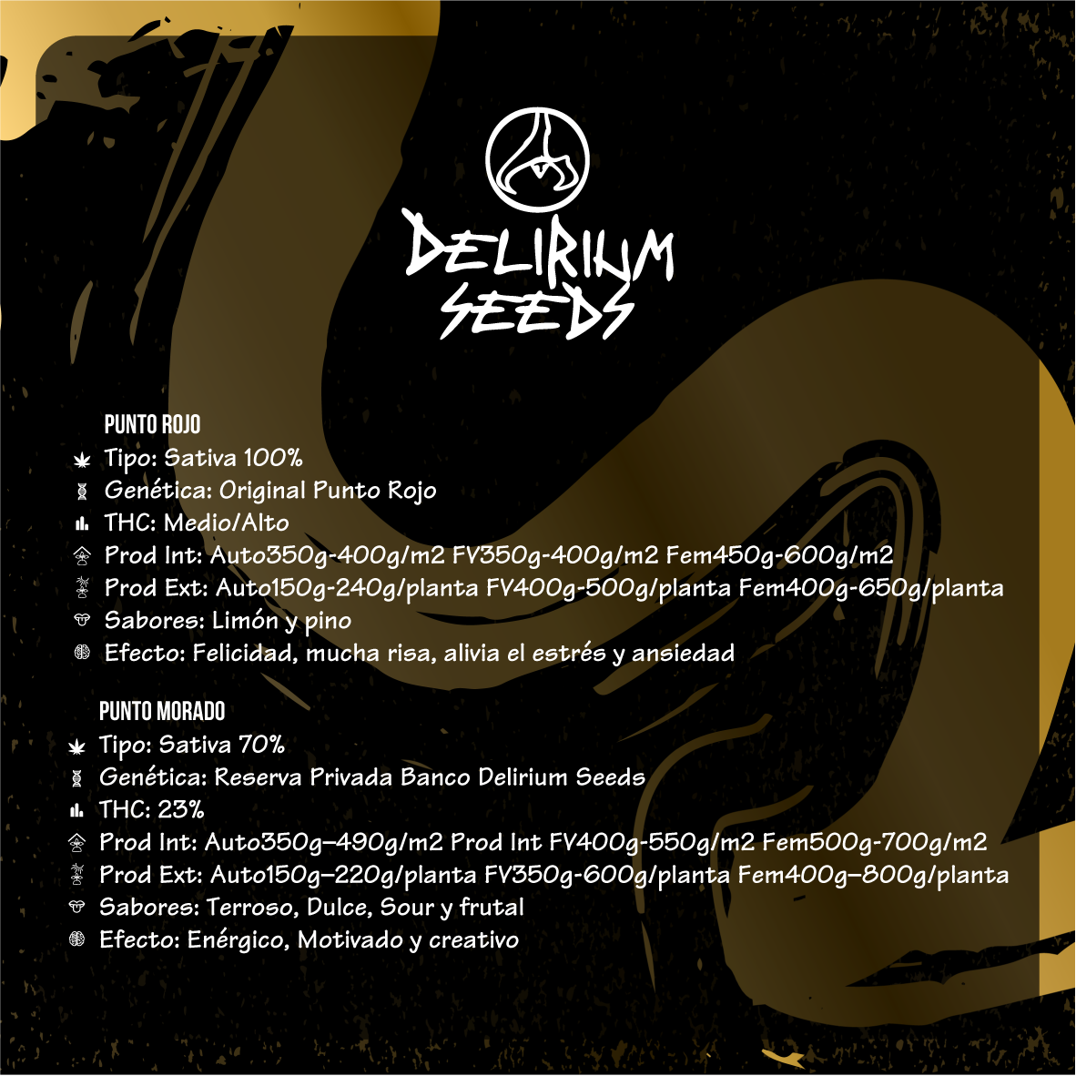 Mix Leyendas Fast Version X8 - Delirium Seeds - vista 2