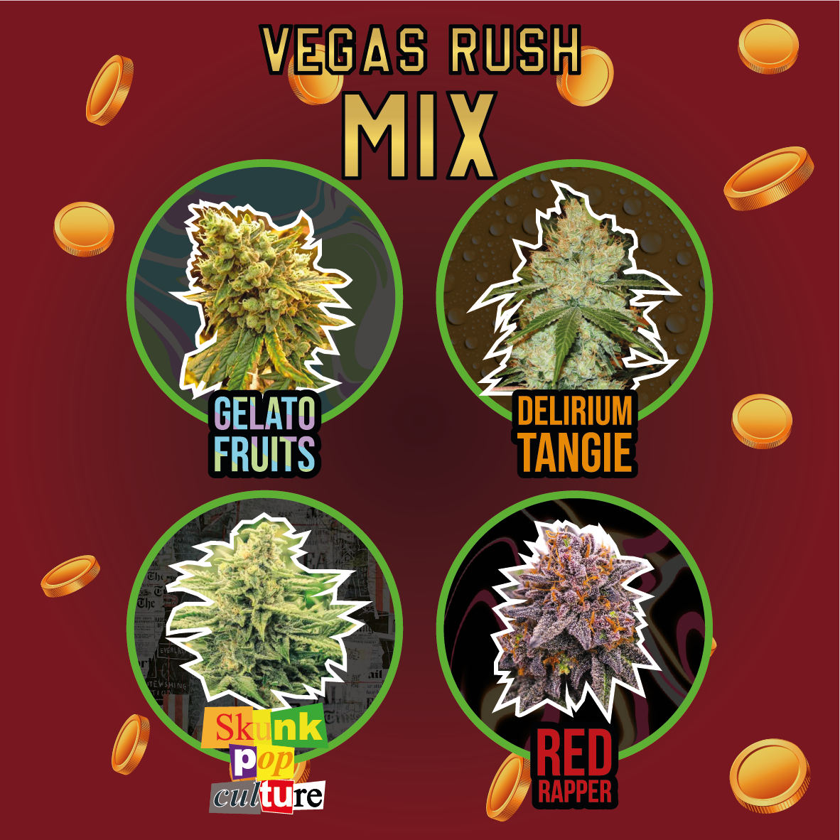 Mix Vegas Rush Fem X8 - Delirium Seeds