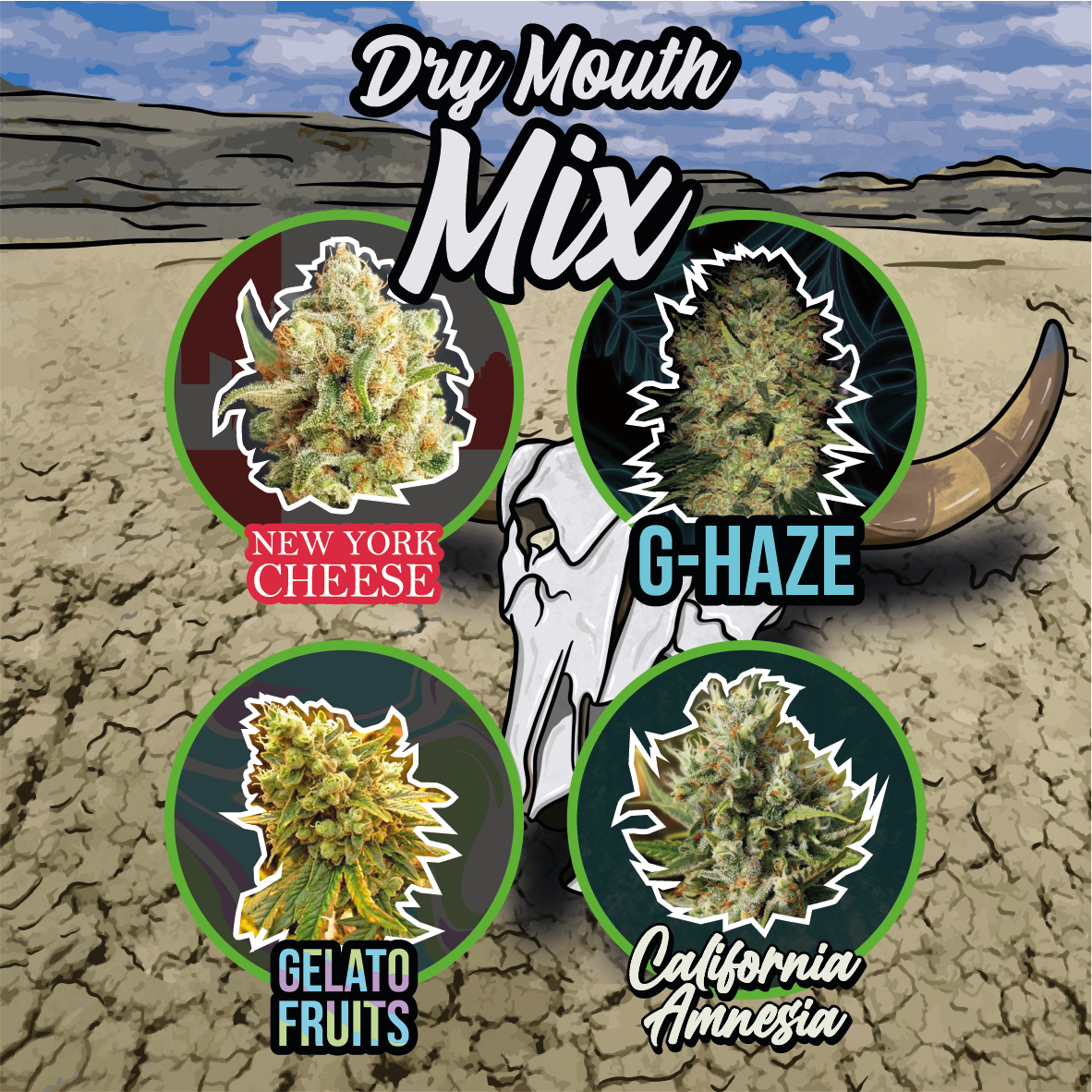 Mix Dry Mouth Line Auto X14 - Delirium Seeds