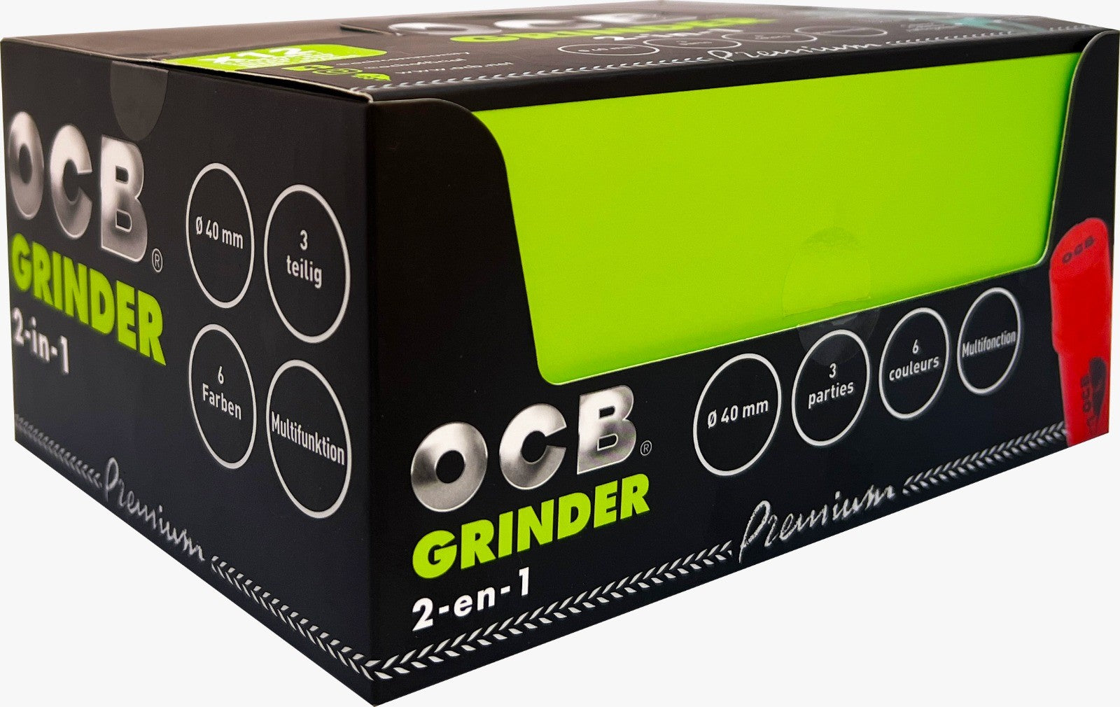 Moledor Contenedor 3 Piezas 12U Display - Ocb - vista 2