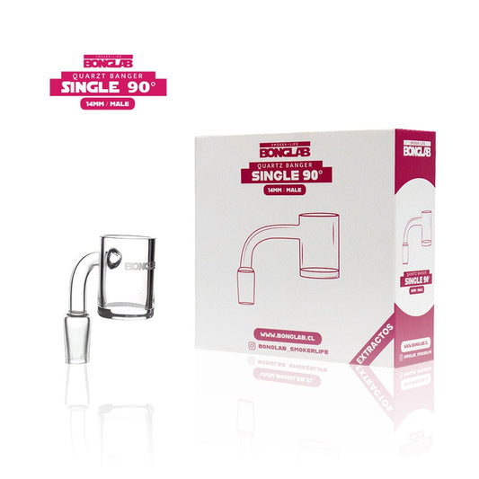 Banger Cuarzo Simple 90 Grados 14MM - Bonglab