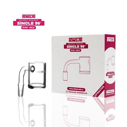 Banger Cuarzo Simple 90 Grados 10MM - Bonglab