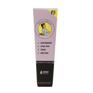 Conos Pre Roll Purple 1 1/4 Pack 6U - Blazy Susan