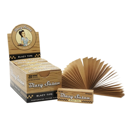 Boquillas Tips Unbleached Display 25U - Blazy Susan