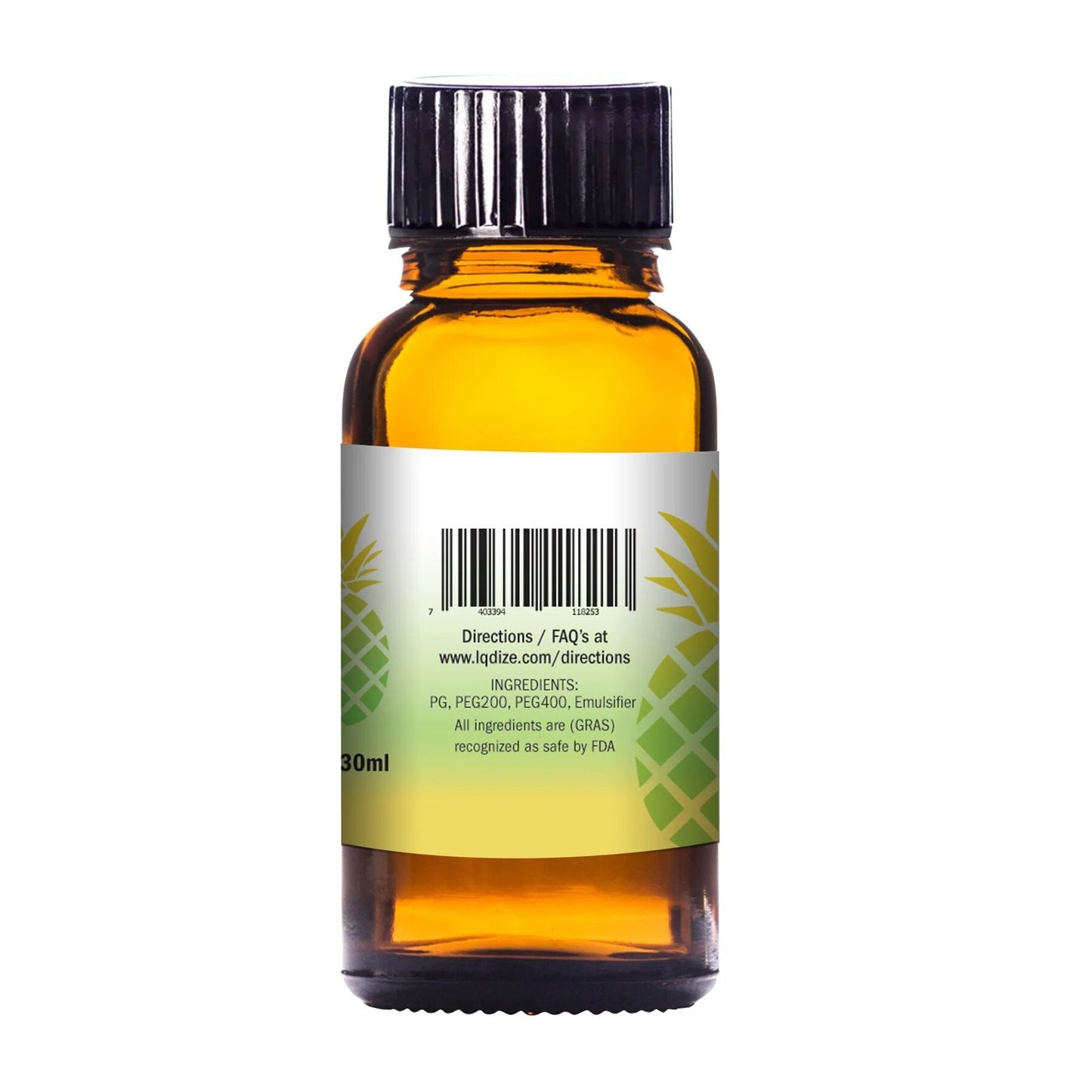 Liquidizer Pineapple 30ML Kit - Lqdize - vista 2