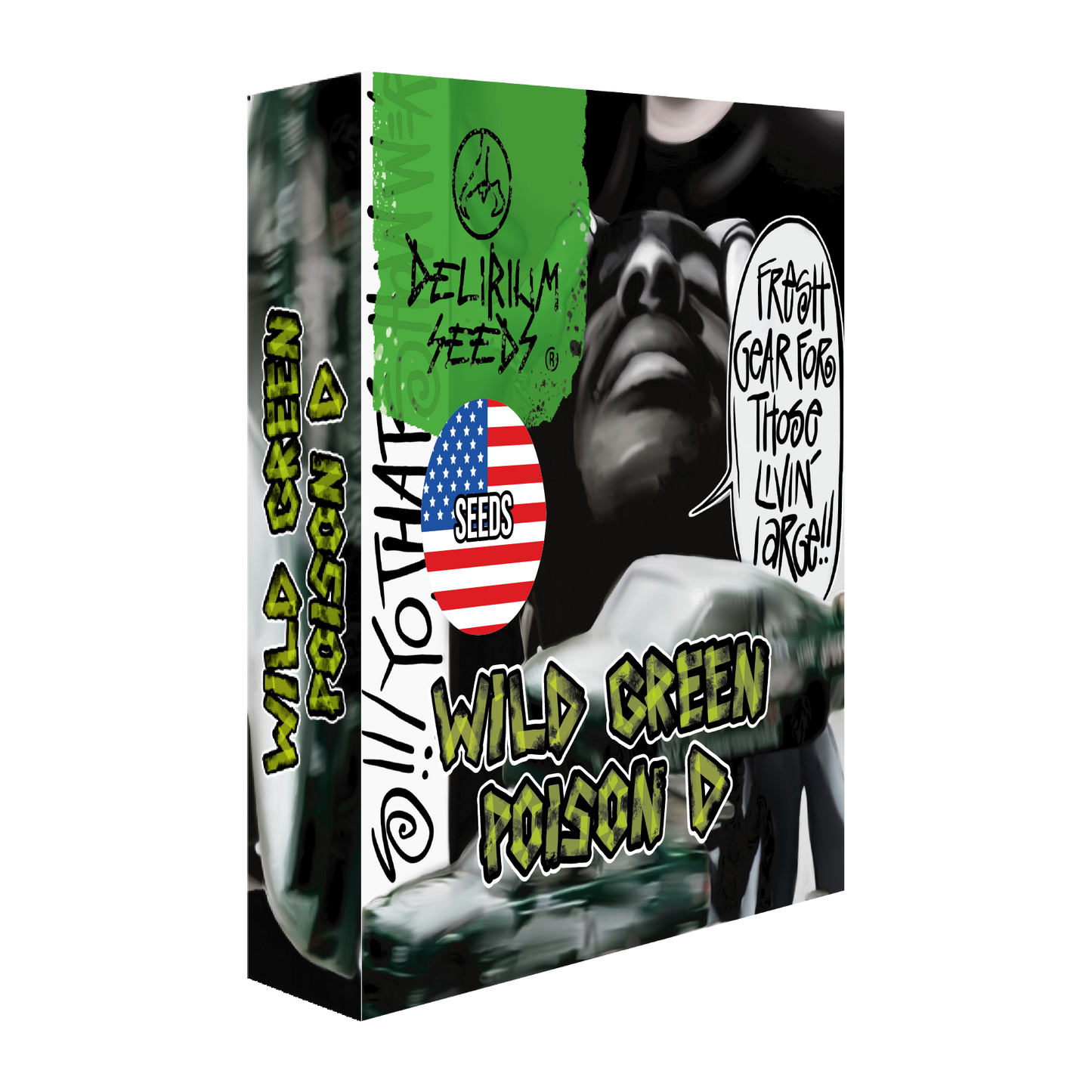 Wild Green Poison D Auto X4 - Delirium Seeds