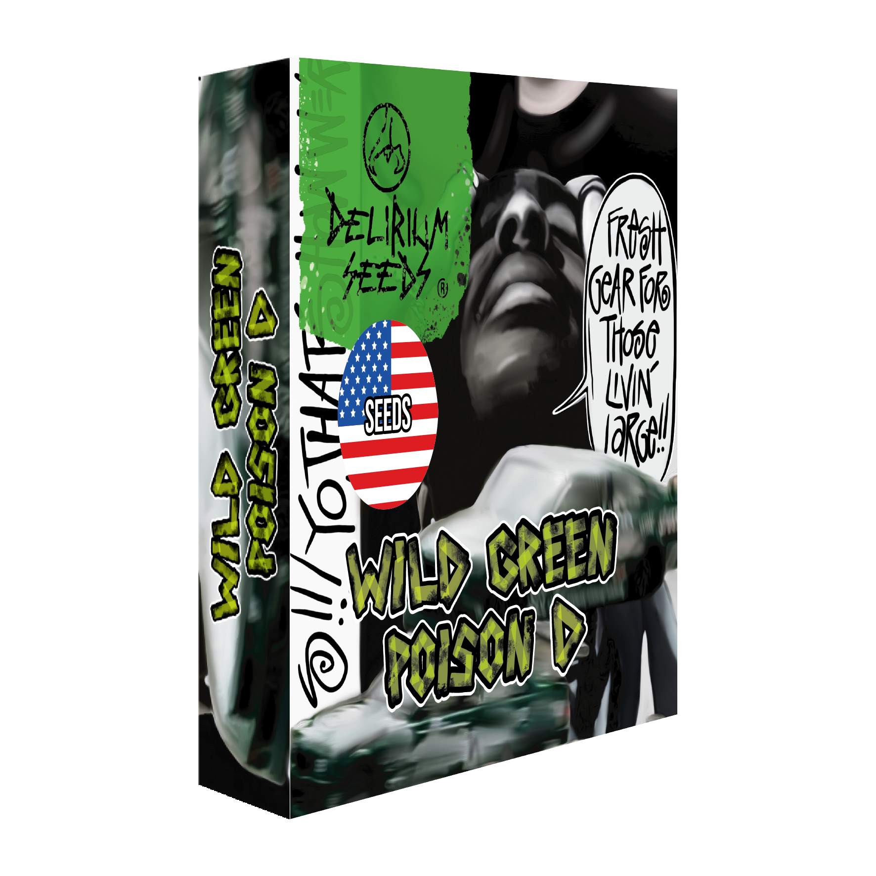 Wild Green Poison D Auto X4 - Delirium Seeds