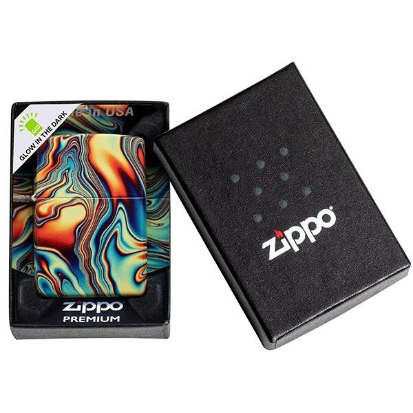 Colorful Swirl Pattern - Zippo - vista 3