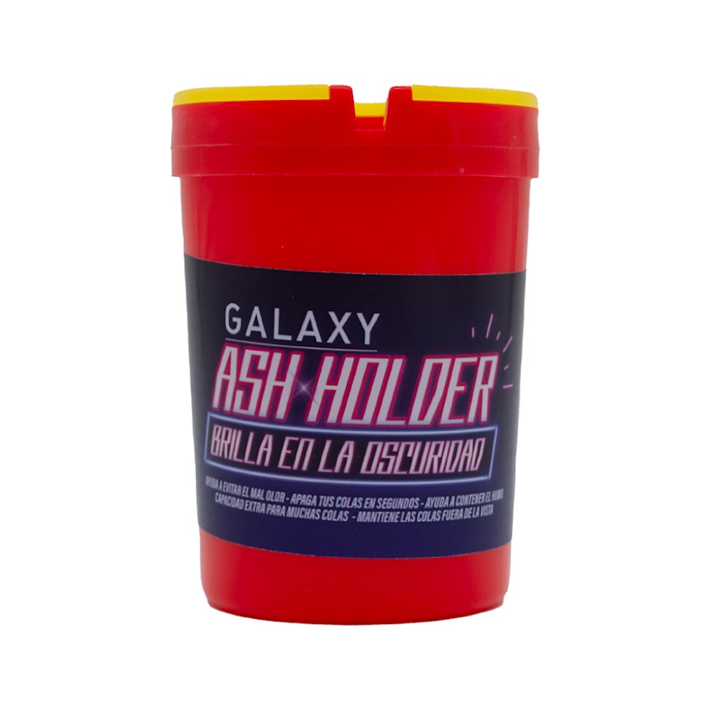 Cenicero Ash Holder Glow in The Dark Rojo - Galaxy