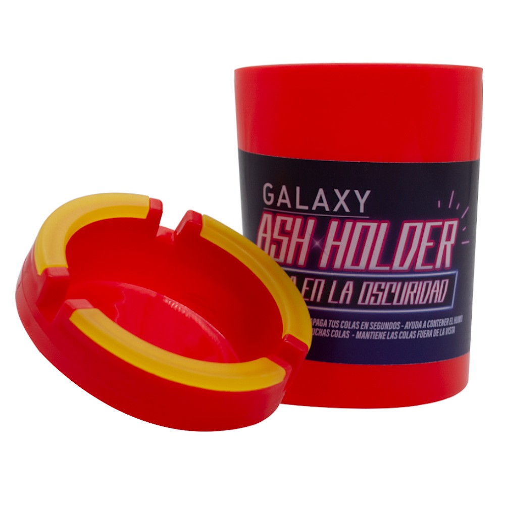 Cenicero Ash Holder Glow in The Dark Rojo - Galaxy - vista 2